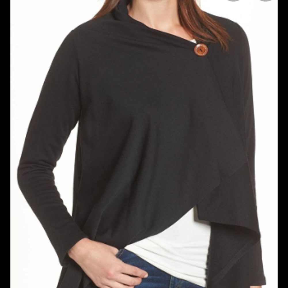 2 TWO  Wrap cardigans black and green medium